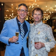 A pair of attendees celebrating community at the 2025 Chamber Gala.