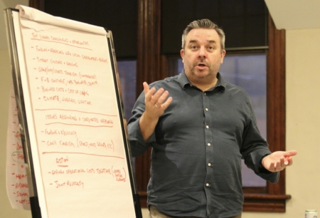 NKLT President and Chamber board member Rob Little at the January 2026 meeting