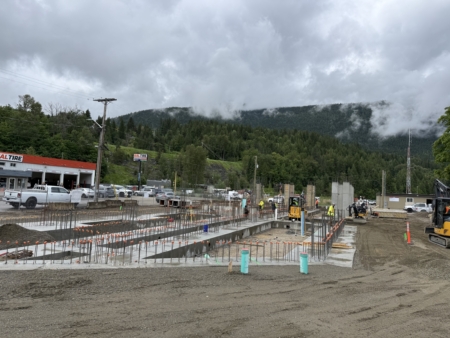 Railtown Flats under construction.