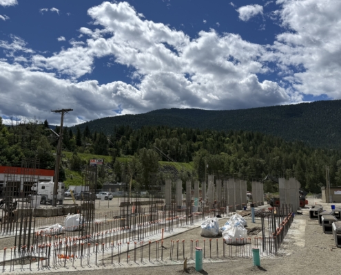 Railtown Flats project under construction.