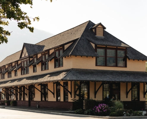Railtown building where the Nelson & District Chamber of Commerce is located.